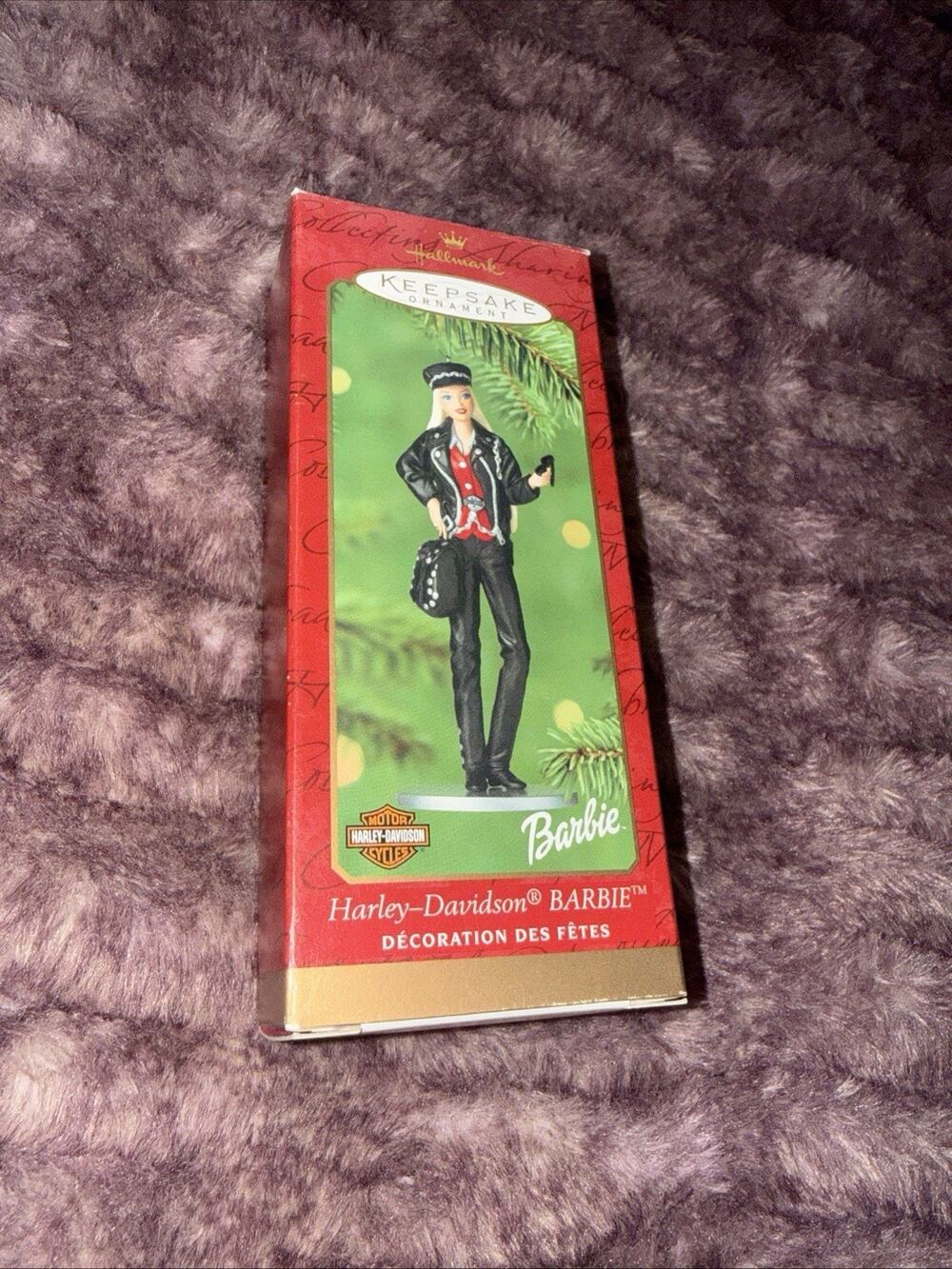 Harley Davidson Barbie Hallmark Keepsake Ornament